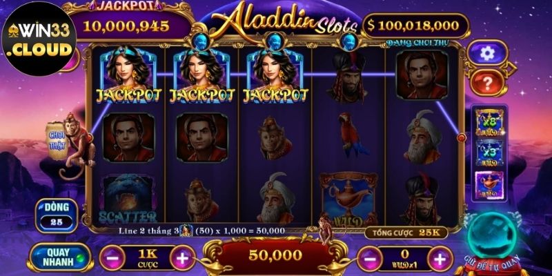 Trải nghiệm game Aladdin và cây đèn thần